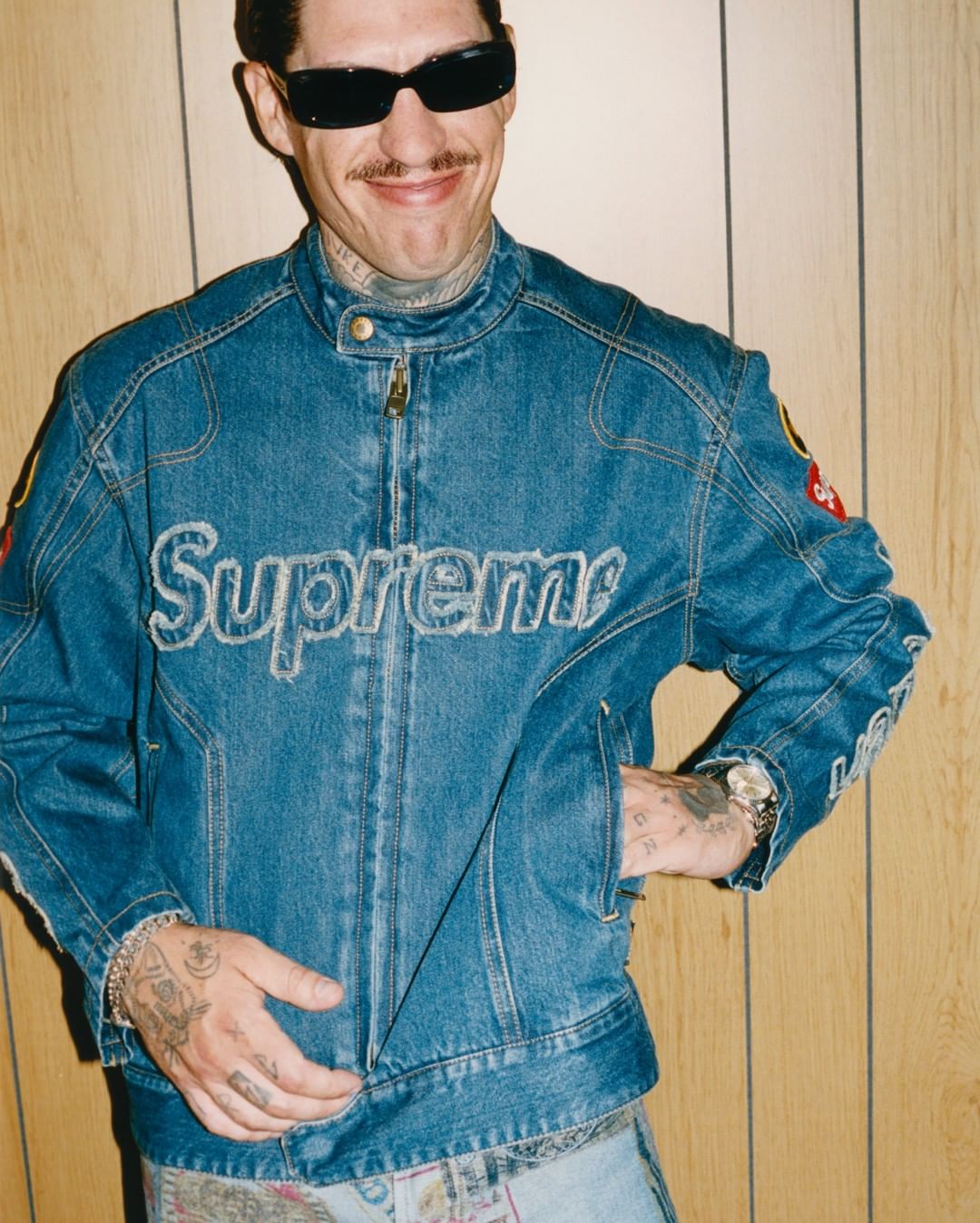 Supreme®/Vanson Leathers® Cordura® Denim Jacket | Supreme 22fw