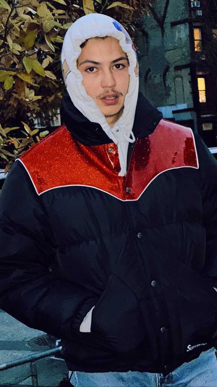 Glitter Yoke Down Puffer Jacket | Supreme 22fw