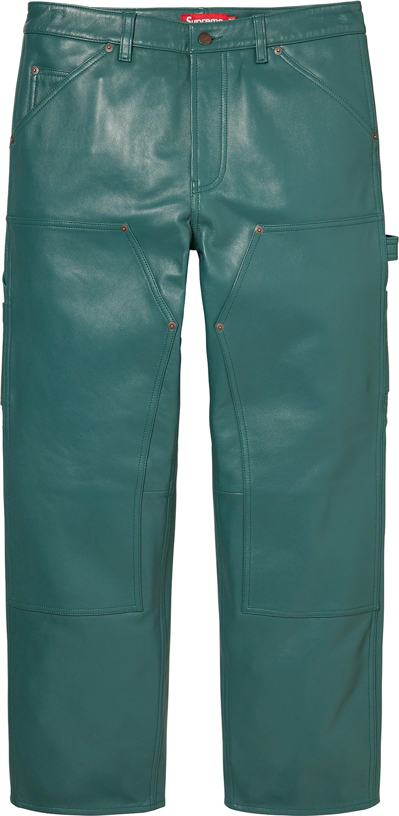 Leather Double Knee Painter Pant | Supreme 23fw